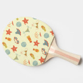 夏のビーチパターン 卓球ラケット (横)