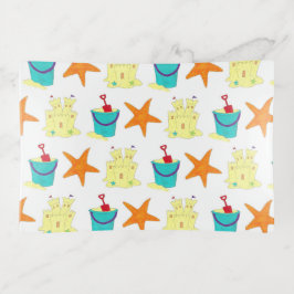 夏のビーチパーティーサンドキャッスルヒトペールショベル トリンケットトレー