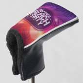 夏のビーチパーティー夜 ゴルフヘッドカバー (3/4 正面)