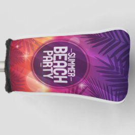 夏のビーチパーティー夜 ゴルフヘッドカバー