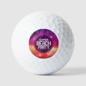 夏のビーチパーティー夜 ゴルフボール (正面)