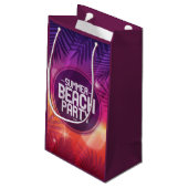 夏のビーチパーティー夜 スモールペーパーバッグ (裏面アングル)