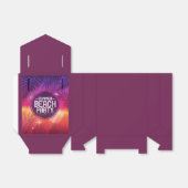 夏のビーチパーティー夜 フェイバーボックス (折り畳みなし)