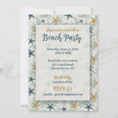 夏のビーチパーティー招待状 招待状 (正面)