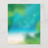 夏のビーチパーティー チラシ (裏面)