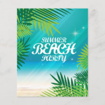 夏のビーチパーティー