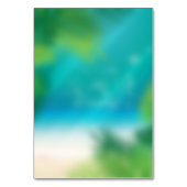 夏のビーチパーティー テーブルナンバー (裏面)