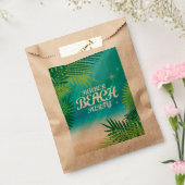 夏のビーチパーティー フェイバーバッグ (封をした状態)