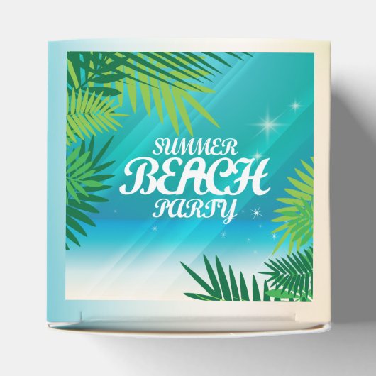 夏のビーチパーティー フェイバーボックス (上部)