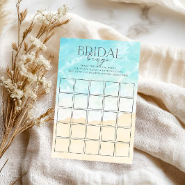 夏のビーチブライダルシャワーブライダルビンゴ