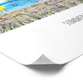 夏のビーチポスター ポスター (角)