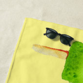 夏のビーチポプシクルフルーツ氷ブロック ビーチタオル (インサイチュ)