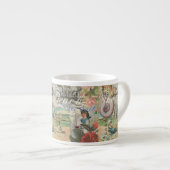 夏のビーチヴィンテージタコアンティーク エスプレッソカップ (正面右)