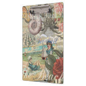 夏のビーチヴィンテージタコアンティーク クリップボード (左)