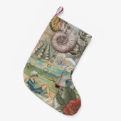 夏のビーチヴィンテージタコアンティーク スモールクリスマスストッキング (正面 (吊り時))