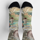 夏のビーチヴィンテージタコアンティーク ソックス (上部)