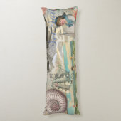 夏のビーチヴィンテージタコアンティーク ボディピロー (裏面 (縦))