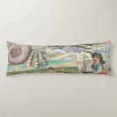 夏のビーチヴィンテージタコアンティーク ボディピロー (正面)