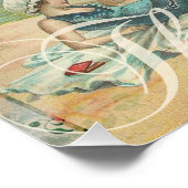 夏のビーチヴィンテージタコアンティーク ポスター (コーナー)