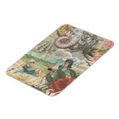 夏のビーチヴィンテージタコアンティーク マグネット (左側)