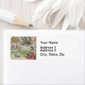 夏のビーチヴィンテージタコアンティーク ラベル (インサイチュ)