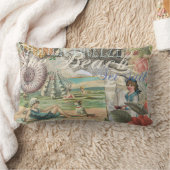 夏のビーチヴィンテージタコアンティーク ランバークッション (ブランケット)