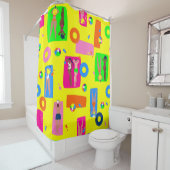 夏のビーチ休暇の日光浴 シャワーカーテン (インサイチュ)