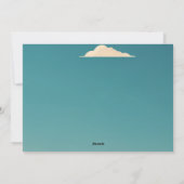 夏のビーチ休暇 シーズンカード (裏面)