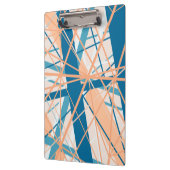 夏のビーチ抽象芸術のジオメトリックラインクリップボード クリップボード (左)