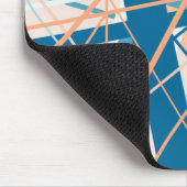 夏のビーチ抽象芸術幾何学的マウスパッド マウスパッド (コーナー)