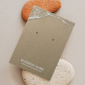 夏のビーチ水と砂のイヤリングディスプレイ