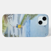 夏のビーチ水彩 Case-Mate iPhoneケース (裏面 (横))