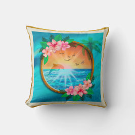 夏のビーチ海の鳥は空に飛び、虫の日当たりの良い クッション