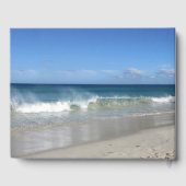 夏のビーチ結婚式 ゲストブック (裏面)