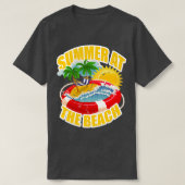 夏のビーチ2 Tシャツ (デザイン正面)