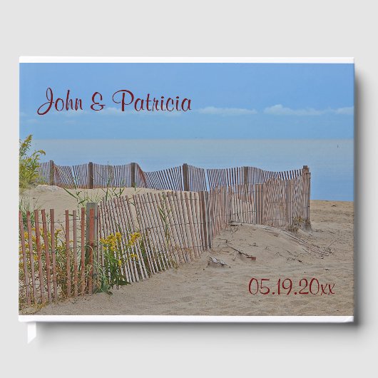 夏のビーチ ゲストブック (正面)