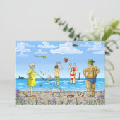 夏のビーチ シーズンカード (スタンド正面)