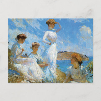 夏のビーチ ポストカード