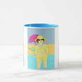 夏のビーチ マグカップ (中央)