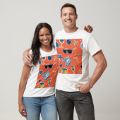 夏のビーチ:リラックスのシームレスなパターン。 Tシャツ (ユニセックス)
