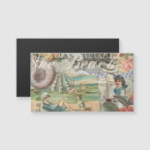 夏のビーチ ヴィンテージ タコ  アンティーク セーリング (正面/裏面)