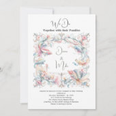 夏のビーチ、詳細 招待状 (正面)