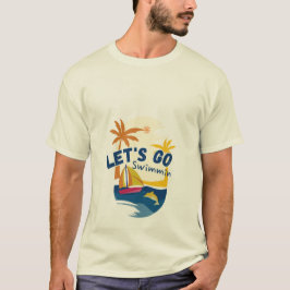 夏のビーチTシャツ Tシャツ