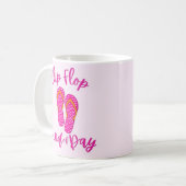 夏のビーブフリップフロップの種類の日🩴 コーヒーマグカップ (正面左)