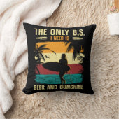 夏のビールとサンシャイン クッション (ブランケット)