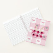 夏のピクニック用スパイラルノート ノートブック (内部)