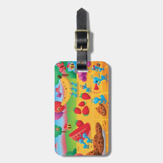 夏のピクニック ラゲッジタグ (正面縦)