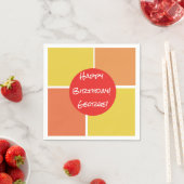 夏のピクニック、休暇と誕生日 スタンダードカクテルナプキン (インサイチュ)