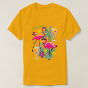 夏のピックボール🤩熱帯パーティーTシャツ Tシャツ