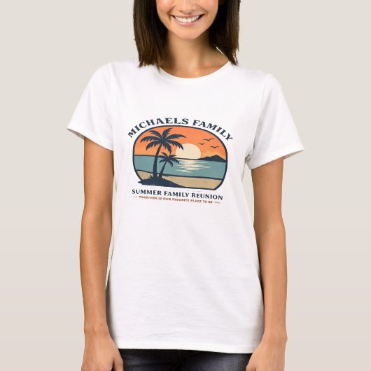 夏のファミリーTシャツ Tシャツ (正面)